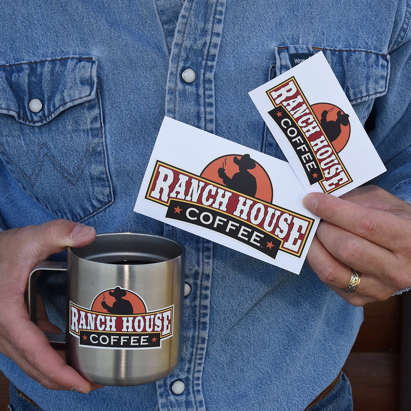 Ranch House Coffee Decals (Set of 2)